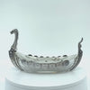 Video of JE Caldwell (retailer) American Aesthetic Movement Sterling and Glass Viking Ship Form Butter Dish, c. 1900