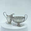 Video of Whiting Antique Sterling Silver Lily Pad Creamer & Sugar, NYC, NY, c. 1880