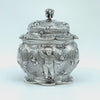Video of Gorham Sterling Figural Puff Box, Providence, RI, made for the Columbian Exposition, 1893