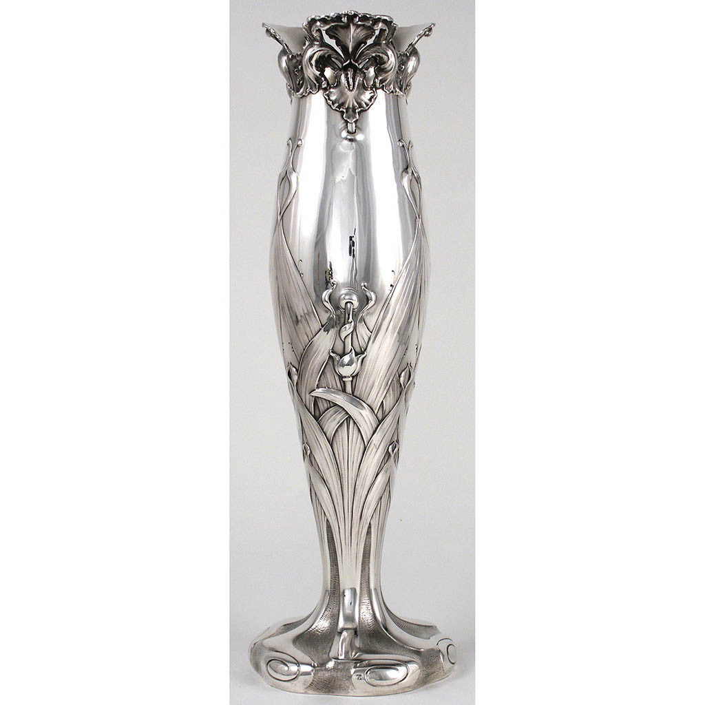 Theodore B. Starr Sterling Art Nouveau Vase, c. 1900-10