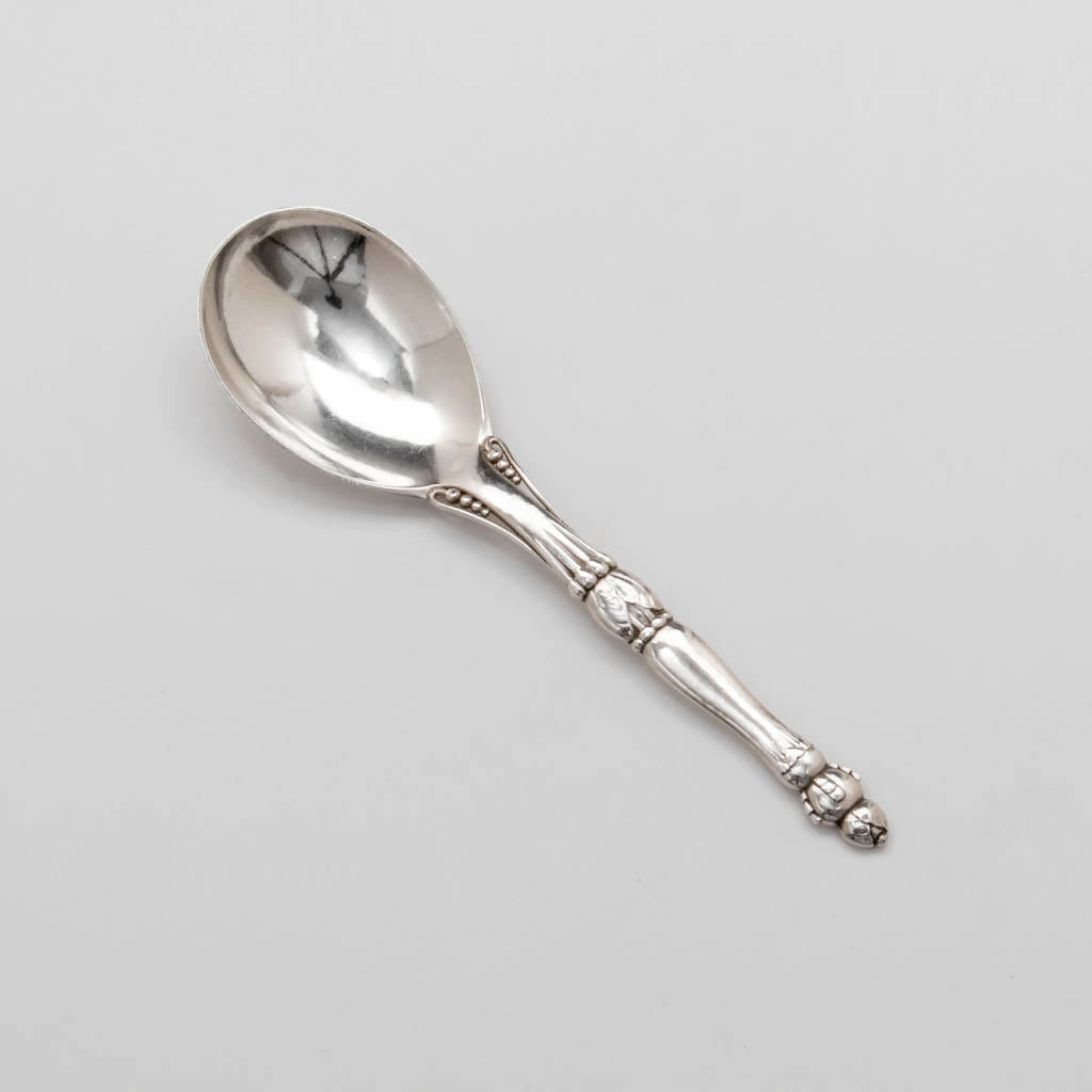 Georg Jensen #133 Sterling Silver Serving Spoon, 1915-27