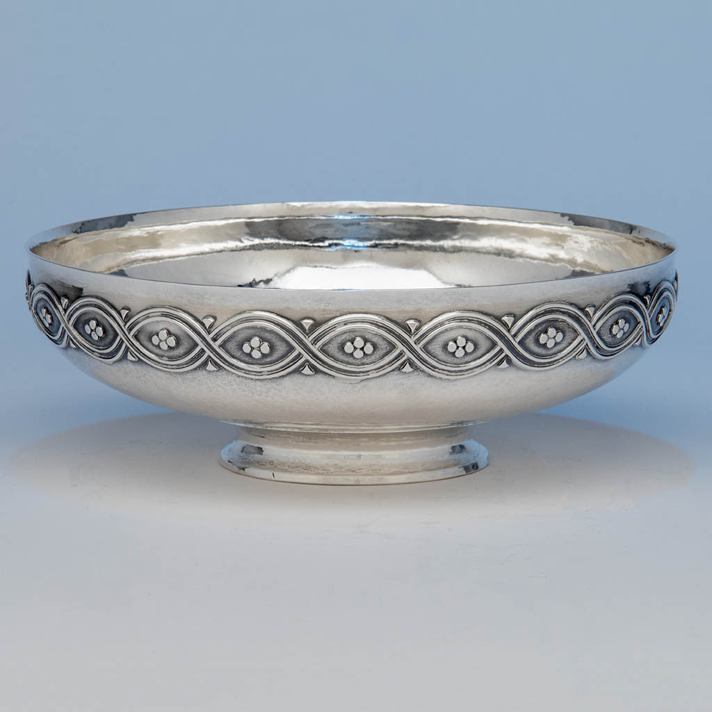 Tiffany & Co 'Special Hand Work' Large Sterling Silver Centerpiece Bowl, c. 1912