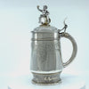 Video for Gorham Antique Sterling Silver Covered Figural Ale/Wine Tankard, Providence, RI, 1873