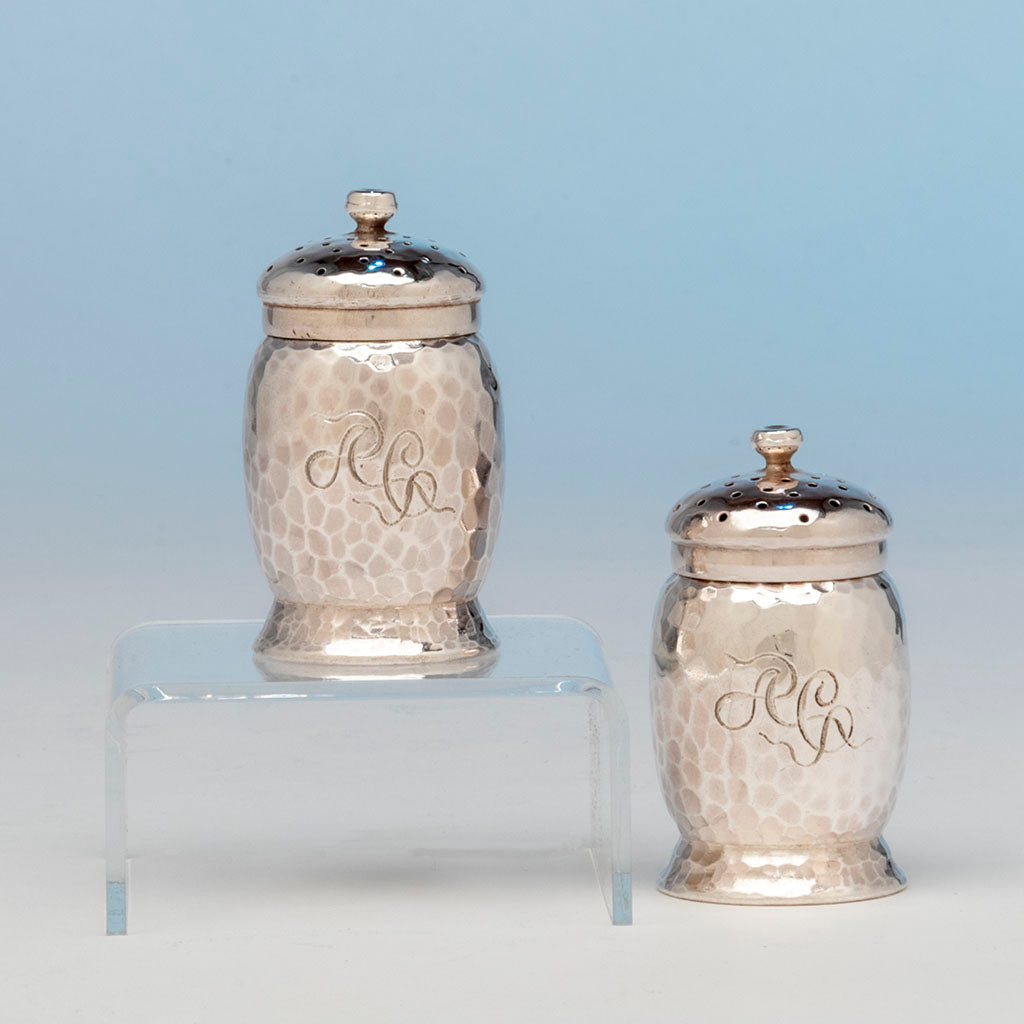 Tiffany and Co. Antique Sterling Silver Shakers, NYC, NY, c. 1880