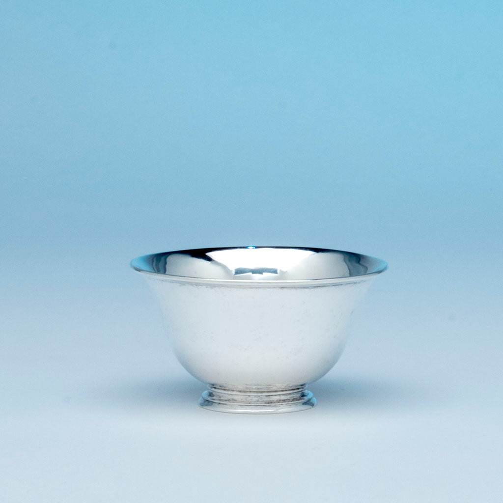 Stone Associates Arts and Crafts Sterling Silver Small Bowl, Gardner, MA, c. 1950