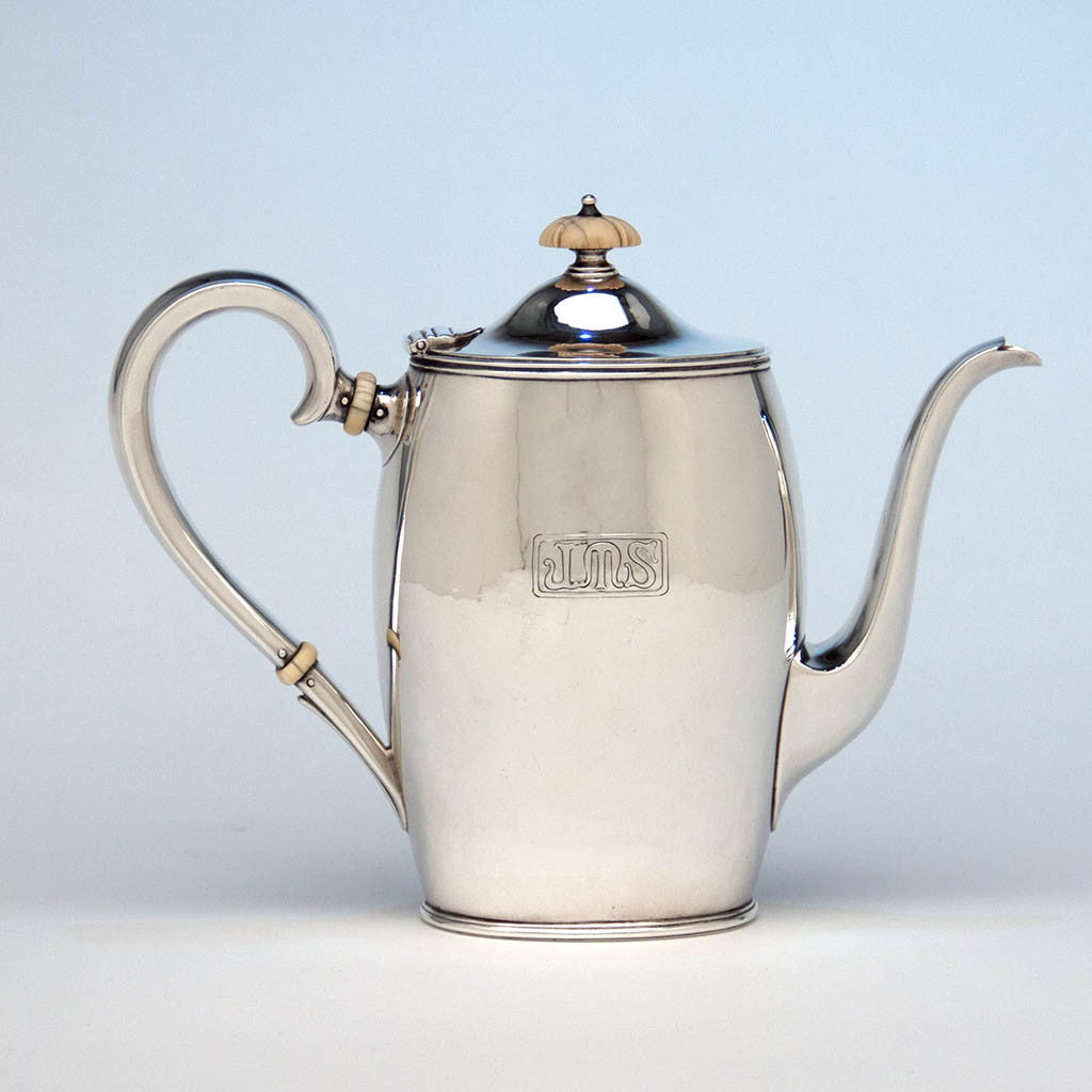 Arthur Stone - The Julia Marlowe Sothern Sterling Silver Tea Pot, Gardner, MA, c. 1920