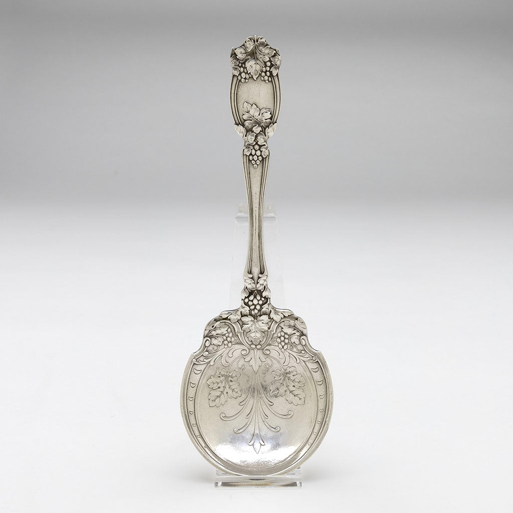 Gorham 'H' Pattern Antique Sterling Silver Art Nouveau Serving Spoon, c. 1900