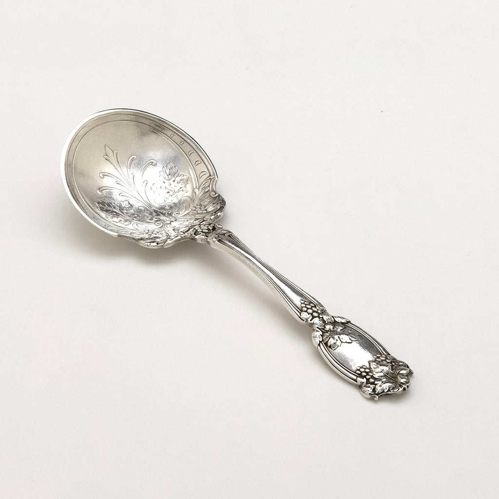Gorham &#39;H&#39; Pattern Antique Sterling Silver Art Nouveau Serving Spoon, Providence, RI, c. 1900