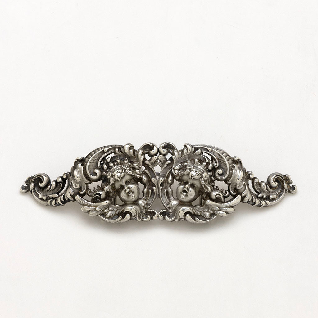 William B. Kerr Antique Sterling Silver Buckle, Newark, NJ, 1900-1910