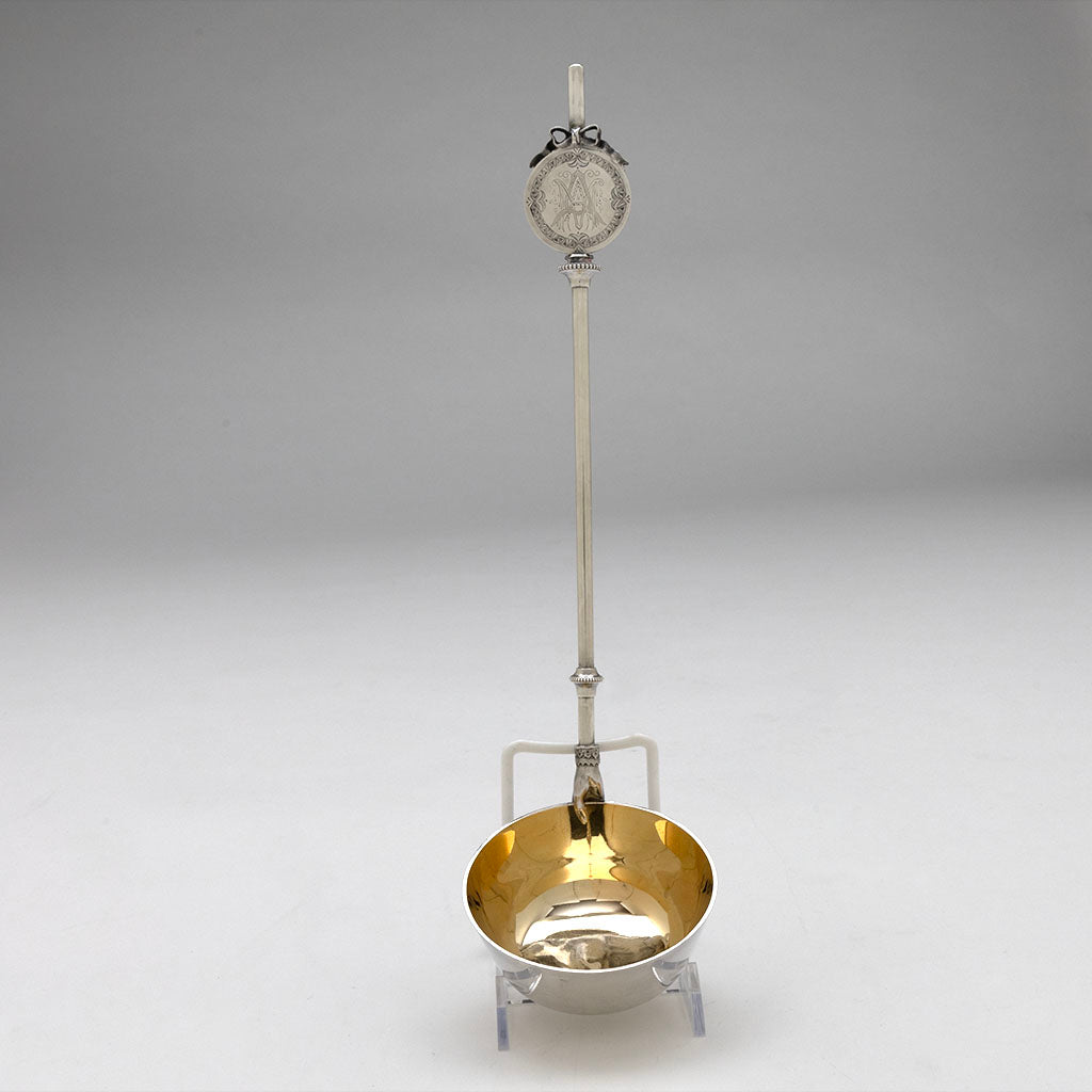 Gorham 'Lady' Pattern Antique Sterling Silver Soup Ladle, Providence, RI, c. 1868