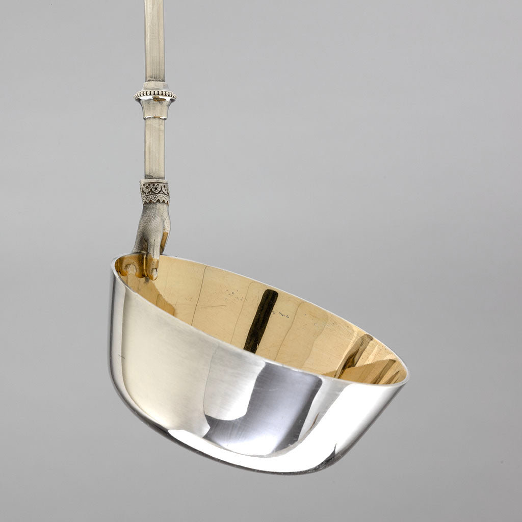 Thumb view of Gorham &#39;Lady&#39; Pattern Antique Sterling Silver Soup Ladle, Providence, RI, c. 1868