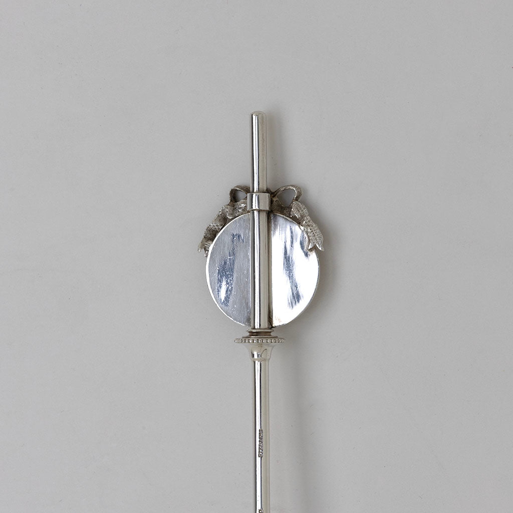 Back handle to Gorham &quot;Lady&#39;s&quot; Pattern Antique Sterling Silver Salad Set, Providence, RI, c. 1868