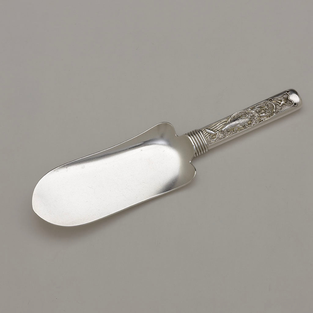 Gorham Antique Sterling Silver 'Hizen' Pattern Ice Cream Slice, Providence, RI, c. 1880