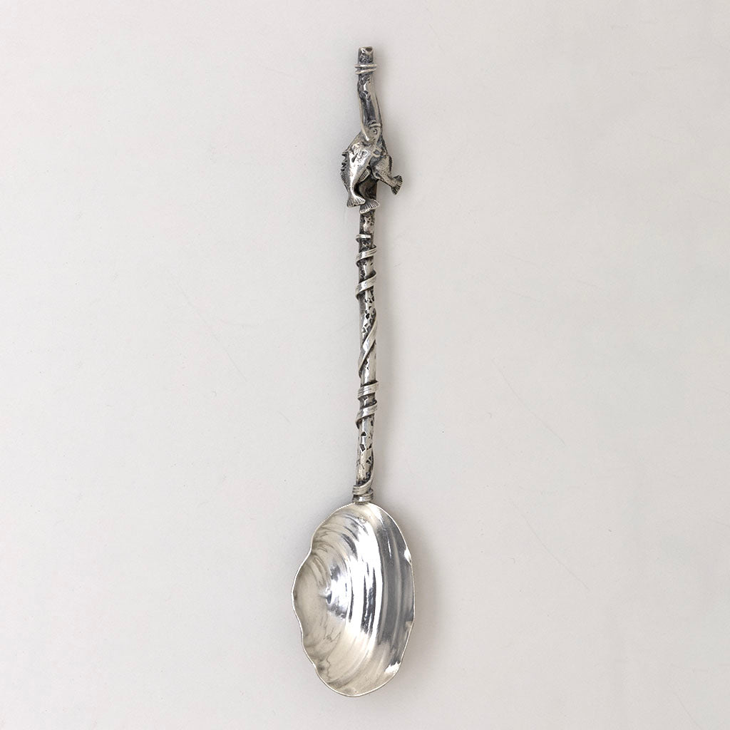 Gorham Antique Sterling Silver Number '12' Five O'clock Tea Spoon, Providence, RI, c. 1888