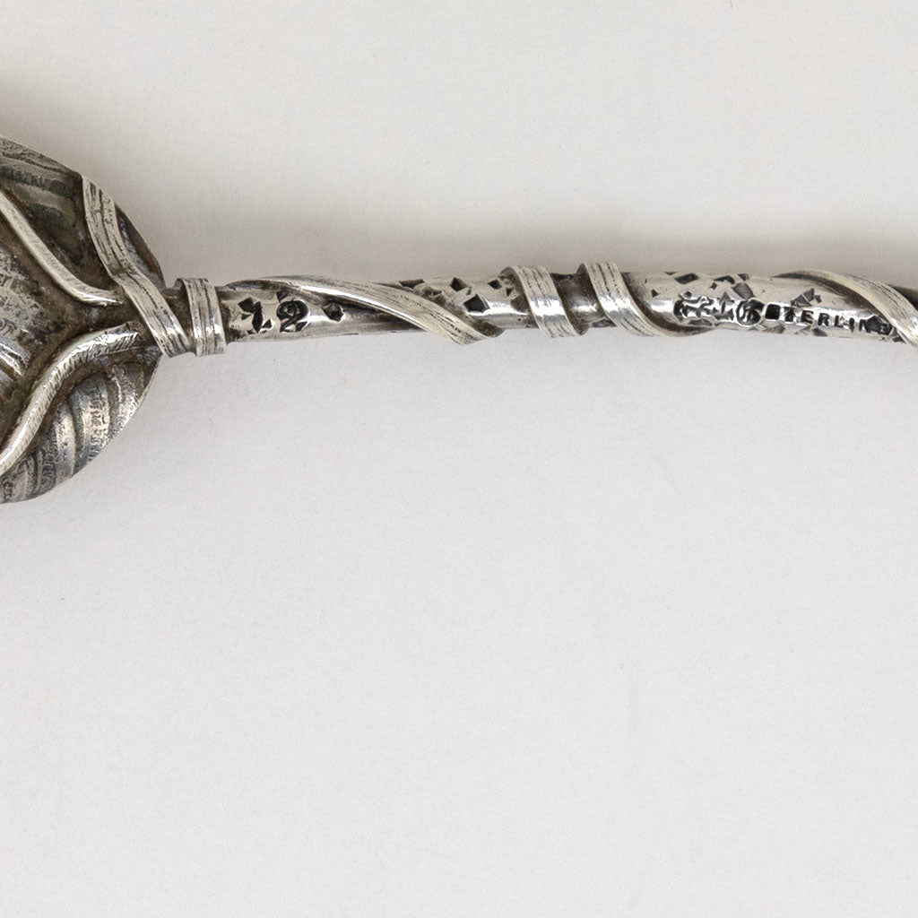 Marks on Gorham Antique Sterling Silver Number &#39;12&#39; Five O&#39;clock Tea Spoon, Providence, RI, c. 1888