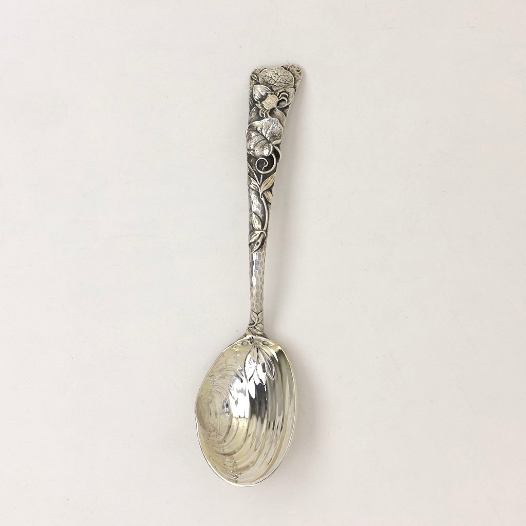 Gorham Antique Sterling Silver 'Hizen' Pattern Preserve Spoon, Providence, RI, c. 1880