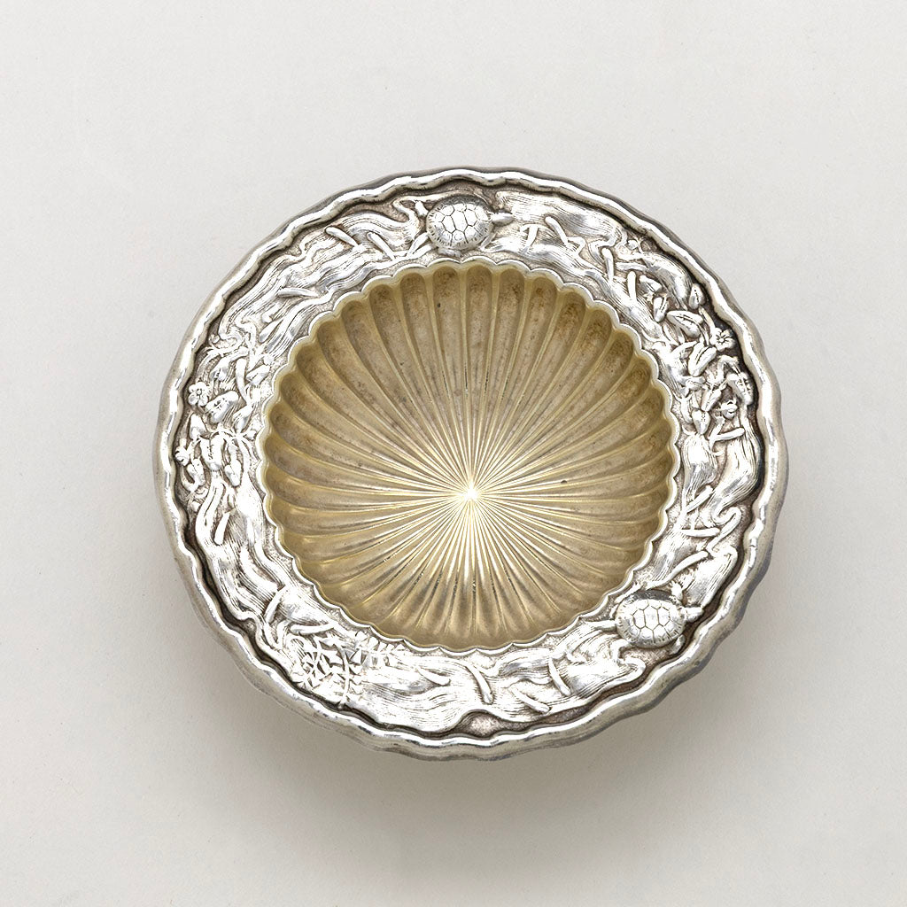 Gorham Nautical Sterling Silver Salt Dish, Providence, RI, Providence, RI, c. 1885
