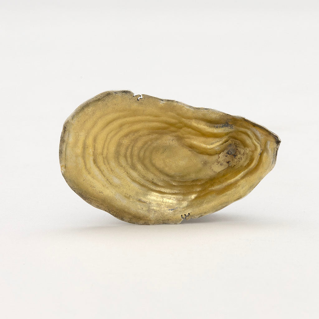 Interior of Gorham Antique Sterling Silver Salt Dish, Providence, RI, 1885