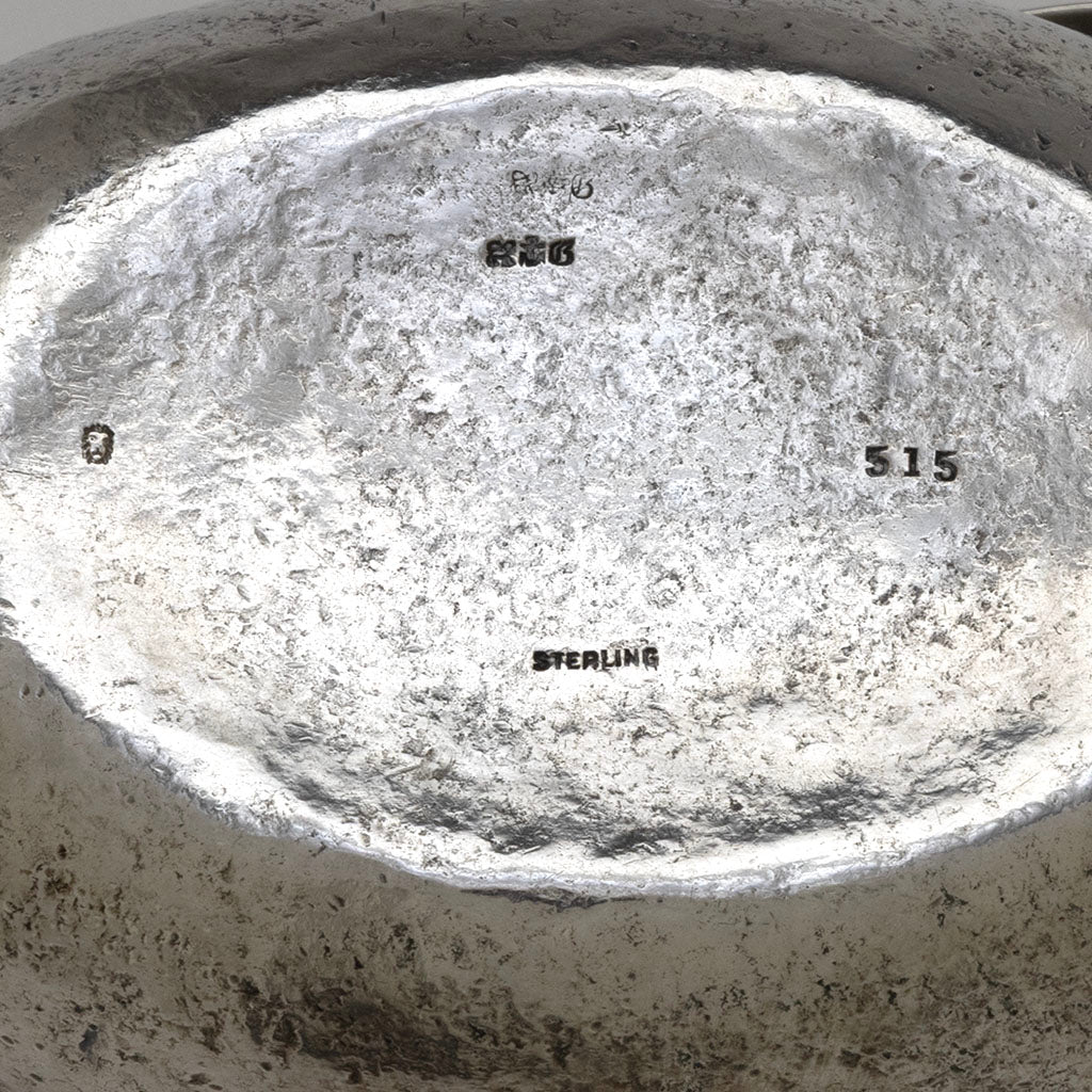 Marks on Gorham Antique Sterling Silver Olive Dish with Serving Fork, Providence, RI, 1891