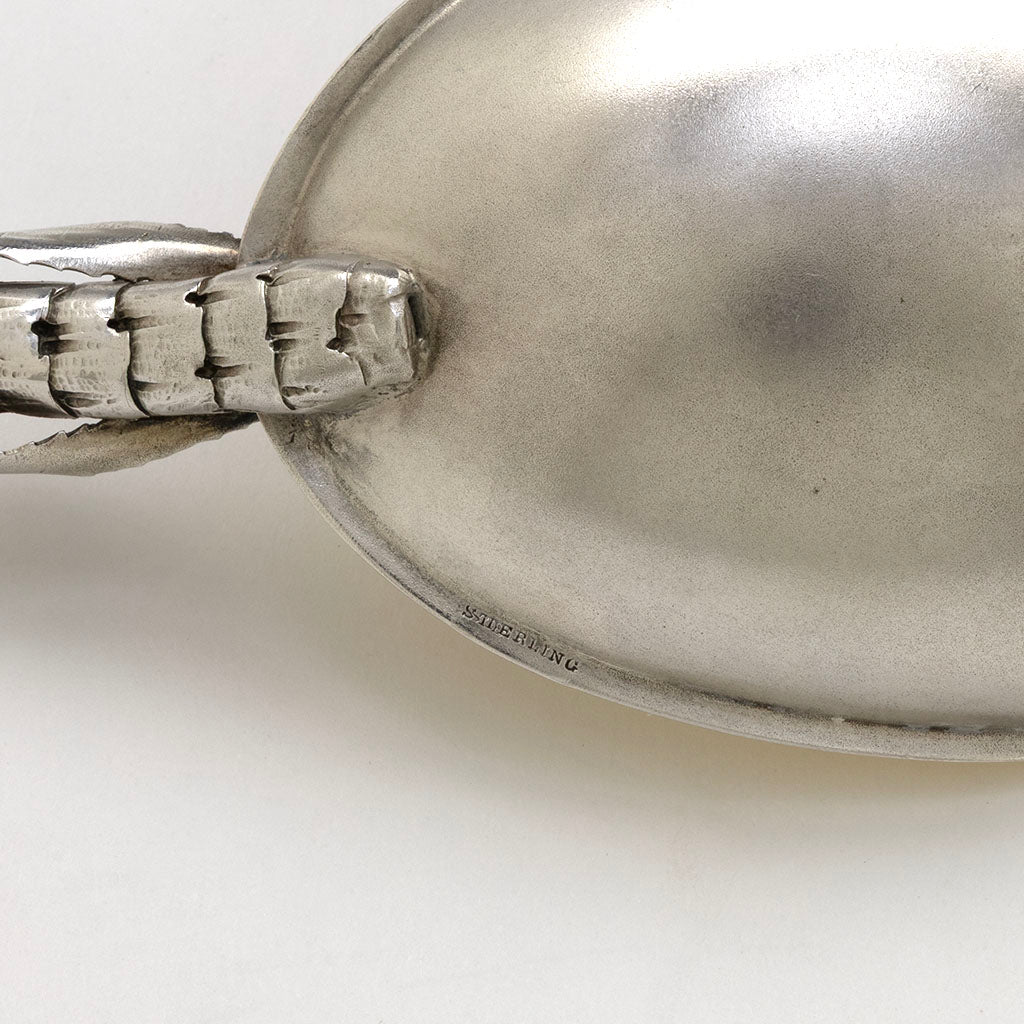 Mark on American Antique Sterling Silver Figural Pineapple Serving Spoon, c. 1900