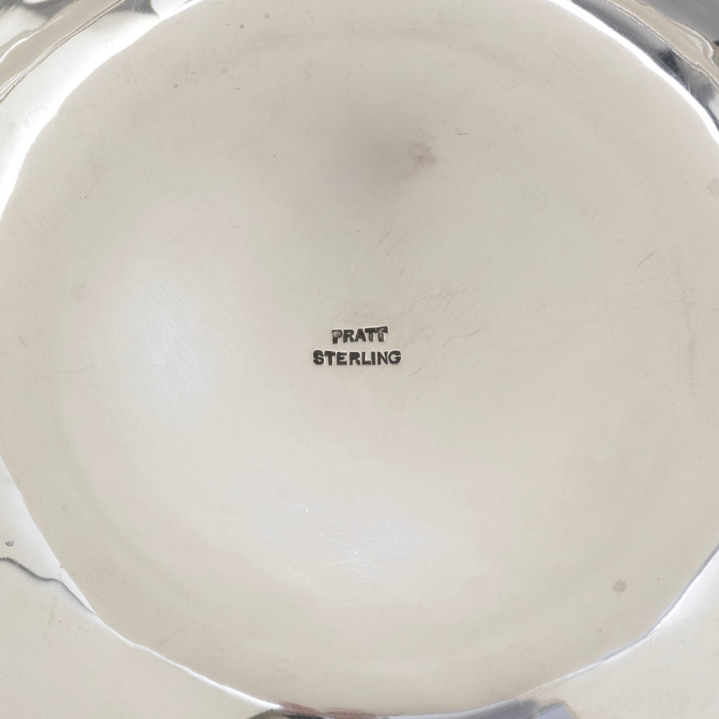 Marks on Katherine Pratt Arts &amp; Crafts Sterling Silver Centerpiece Bowl, Dedham, MA, c. 1927
