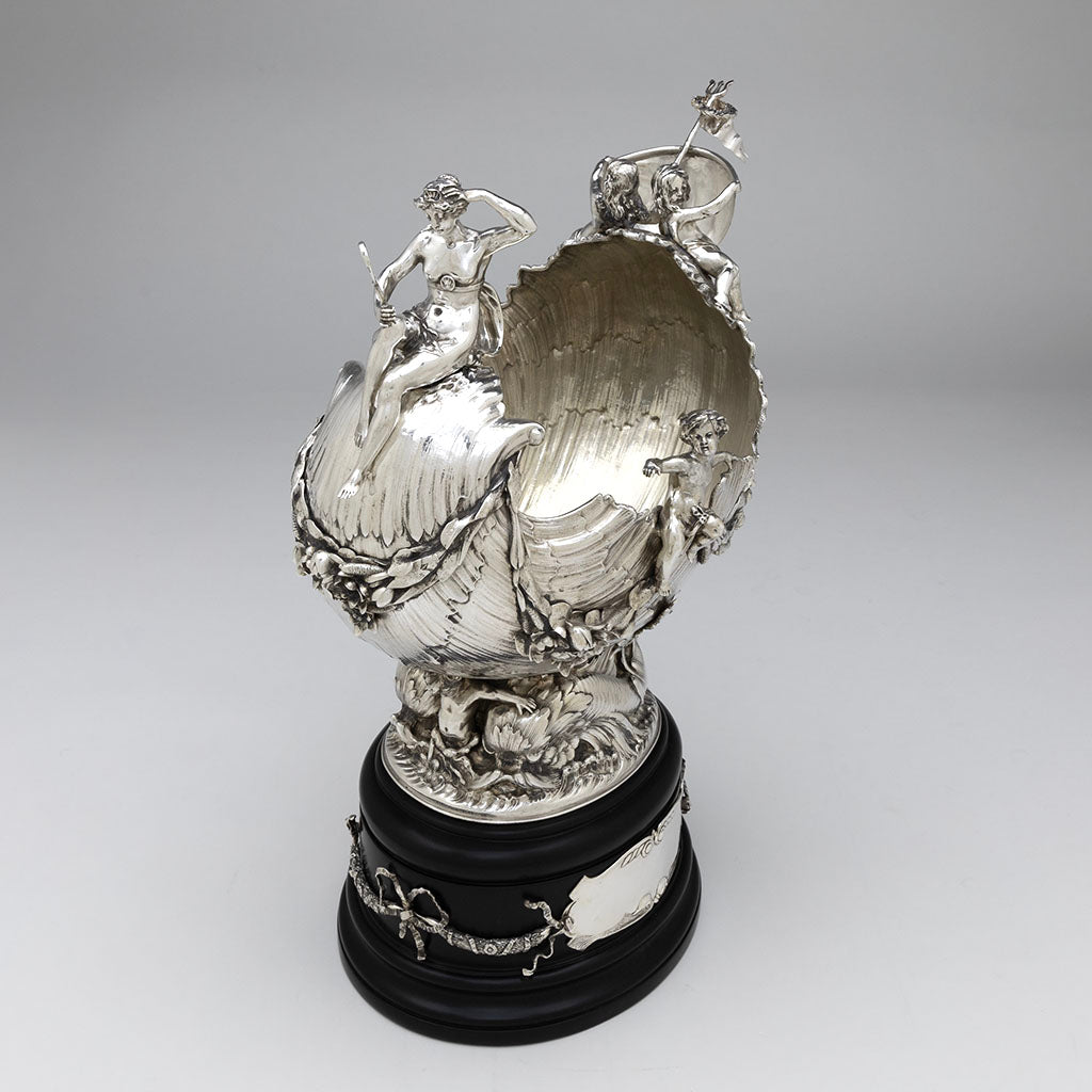 Gorham Antique Sterling Silver Nautical Prize Cup, Providence, RI, 1893