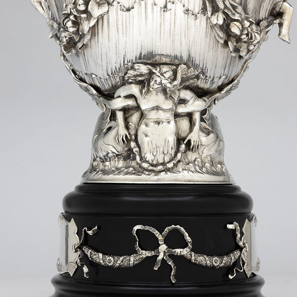 Gorham Antique Sterling Silver Nautical Prize Cup, Providence, RI, 1893