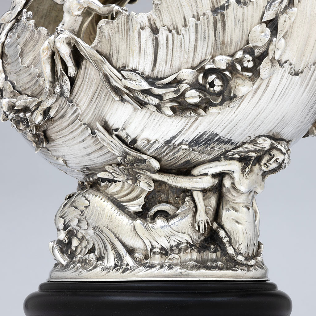 Gorham Antique Sterling Silver Nautical Prize Cup, Providence, RI, 1893