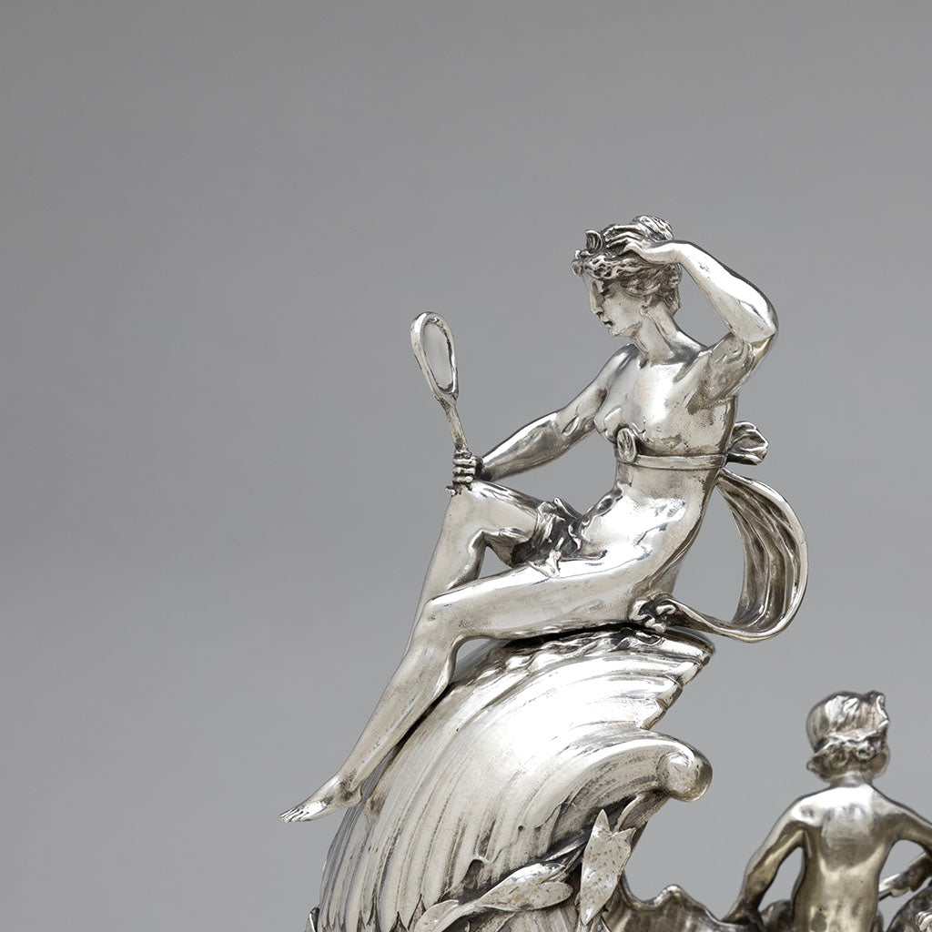 Gorham Antique Sterling Silver Nautical Prize Cup, Providence, RI, 1893