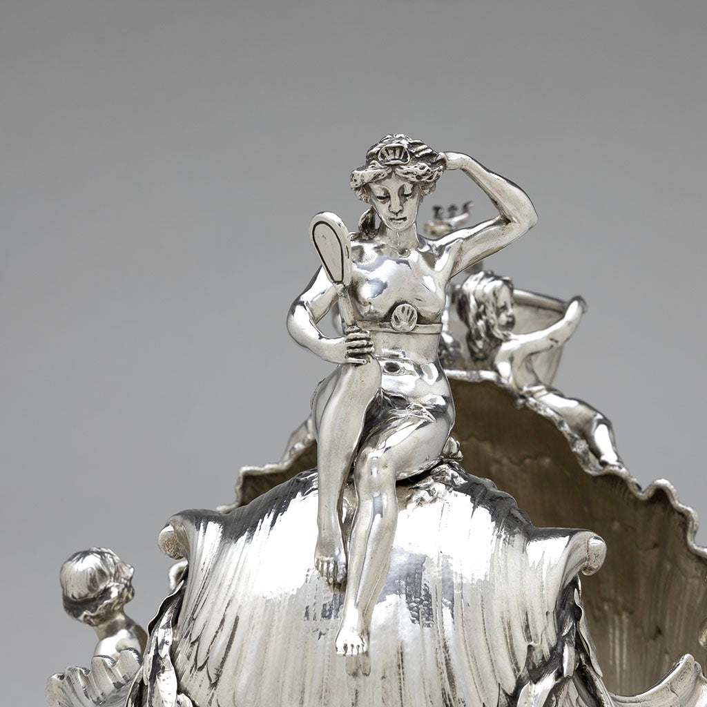 Gorham Antique Sterling Silver Nautical Prize Cup, Providence, RI, 1893