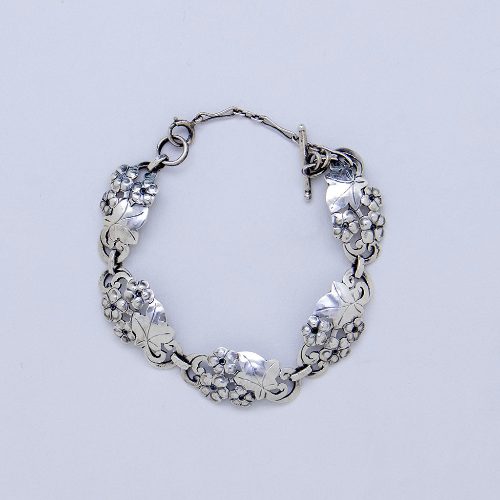bracelet to Stavre Gregor Sterling Silver Jewelry Set, Falmouth, MA, c. 1950s