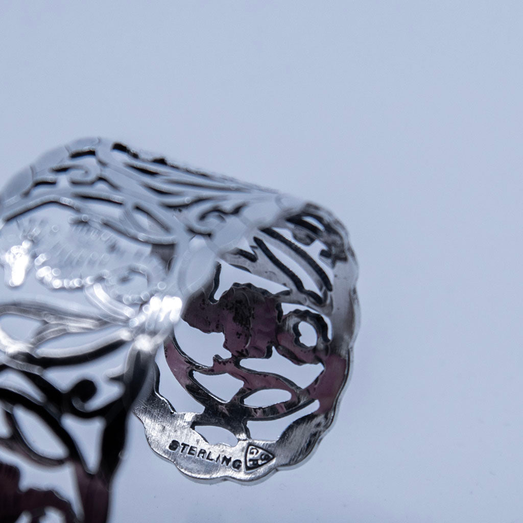 Marks on Stavre Gregor Panis Arts &amp; Crafts Sterling Silver Seahorse Bracelet, Falmouth, MA, c. 1950s