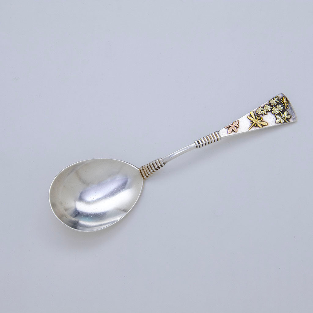 Shiebler Antique Sterling and Other Metals Large Serving Spoon, NYC, NY, c. 1880