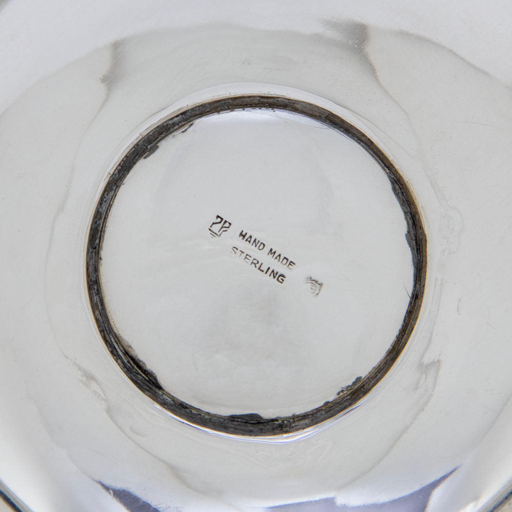 Marks on Pair of Carl Poul Petersen &#39;Blossom&#39; Design Compotes, Montreal, Canada, Mid 20th Century