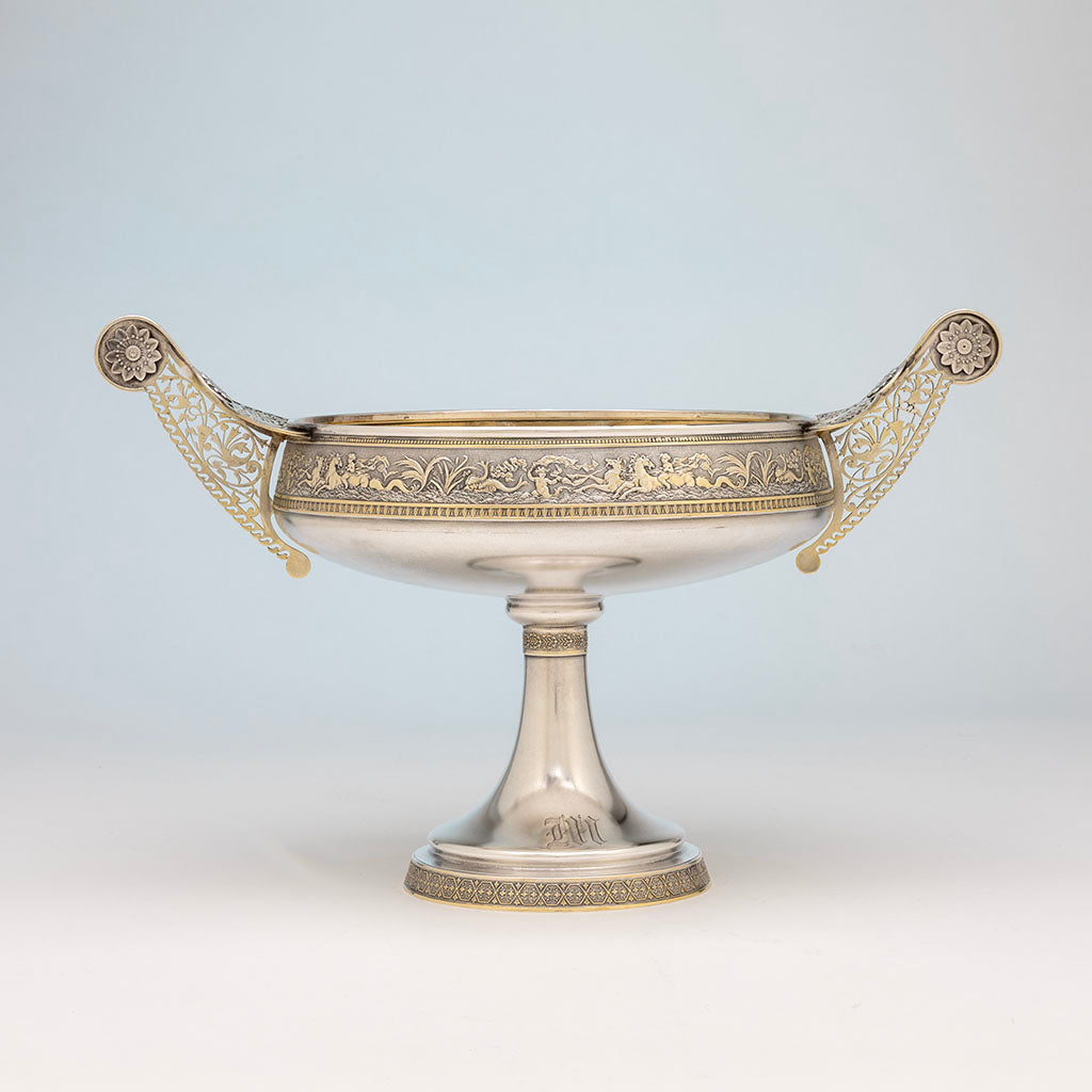 Gorham Antique Sterling Silver "1155" Berry Bowl, Providence, RI, 1874