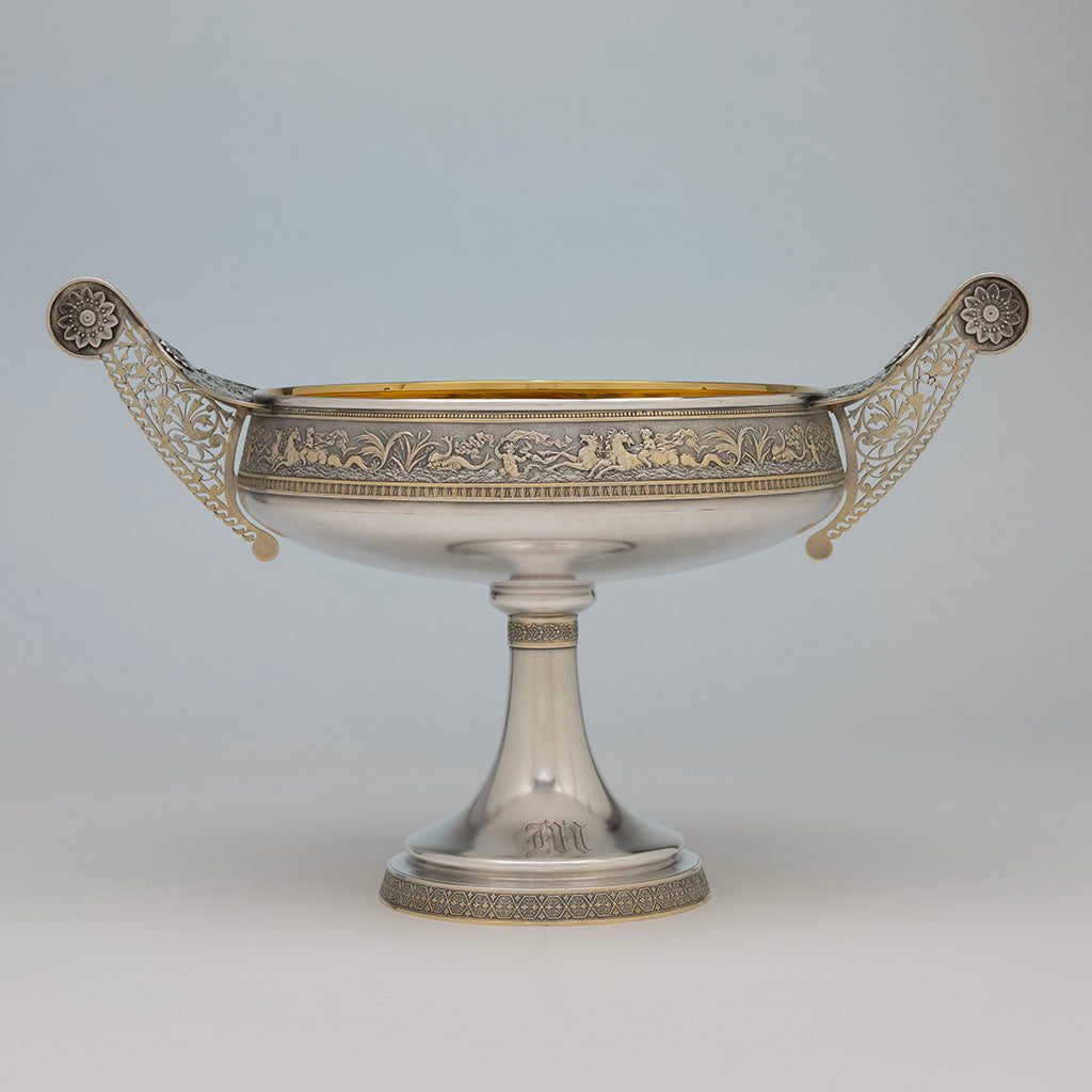 Gorham Antique Sterling Silver "1155" Berry Bowl, Providence, RI, 1874