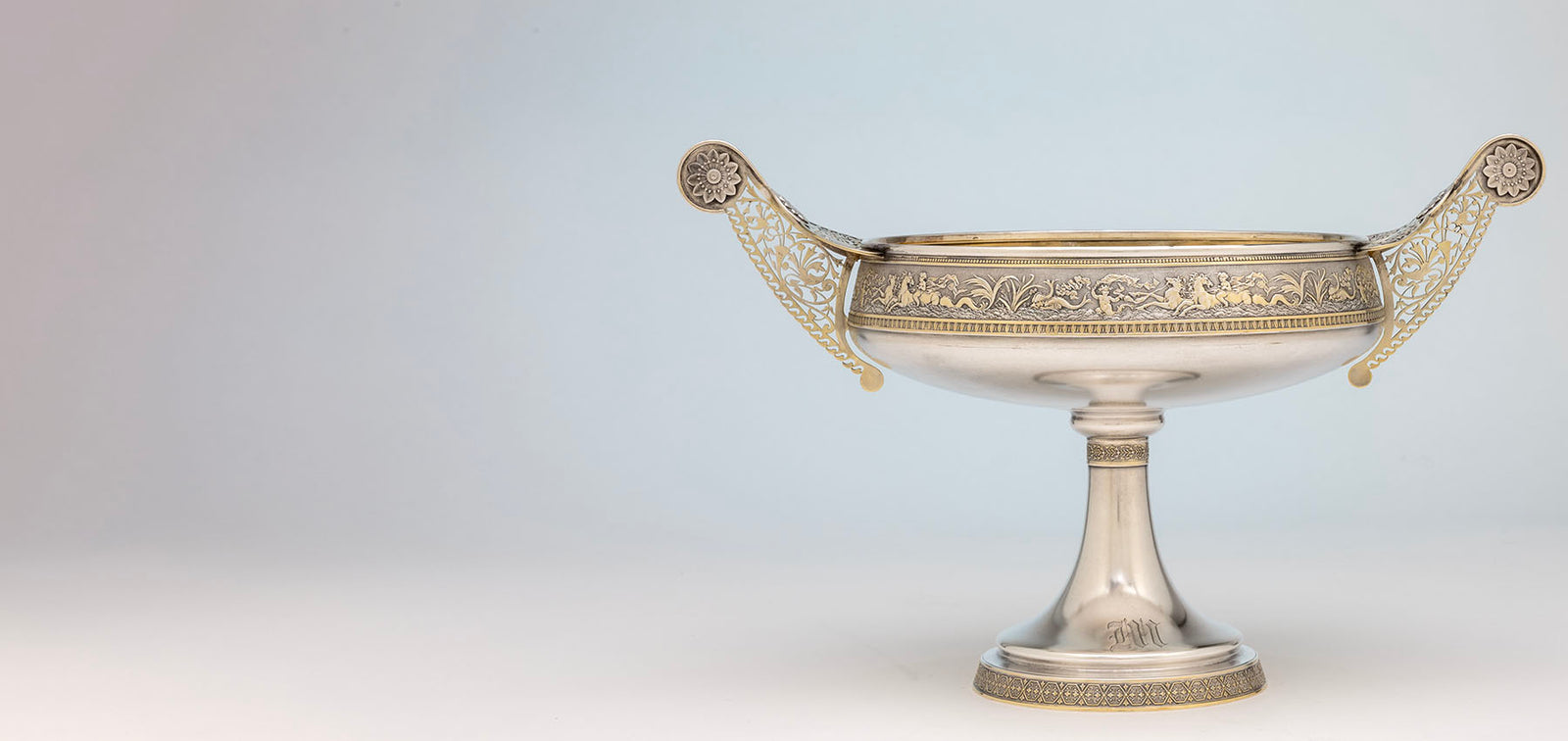 Gorham Antique Sterling Silver "1155" Berry Bowl, Providence, RI, 1874