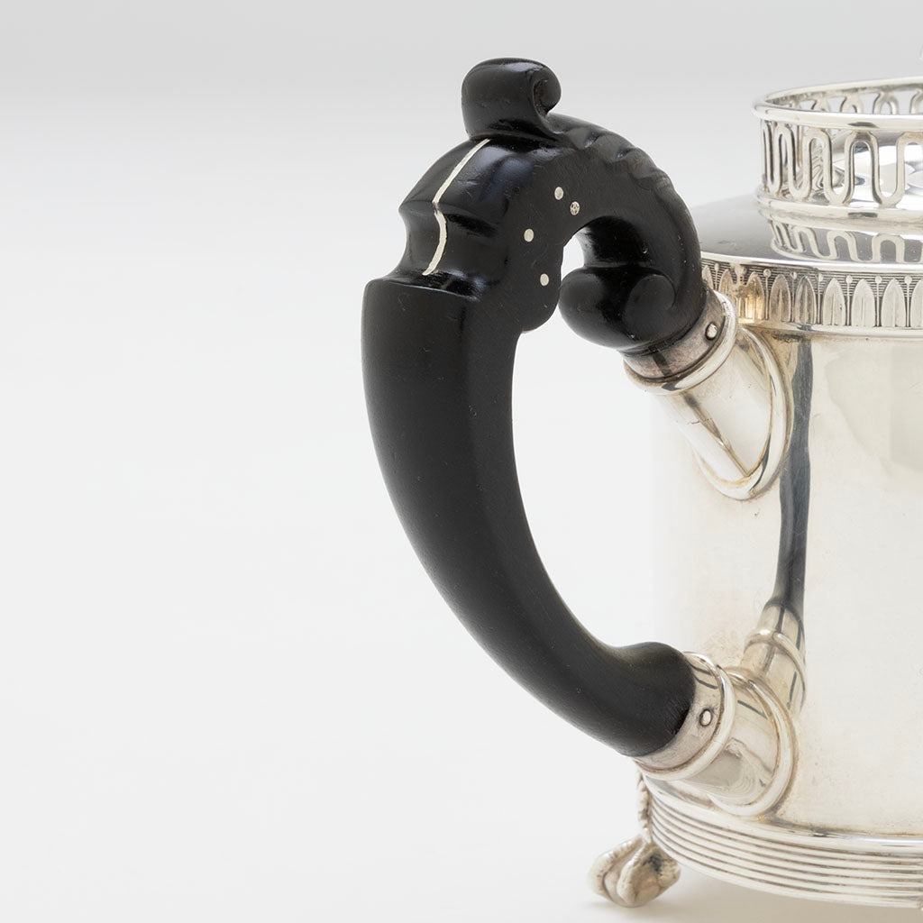 Handle repair on Gorham Antique Sterling Silver &#39;Sample&#39; Tea Service, Providence, RI, 1892,93