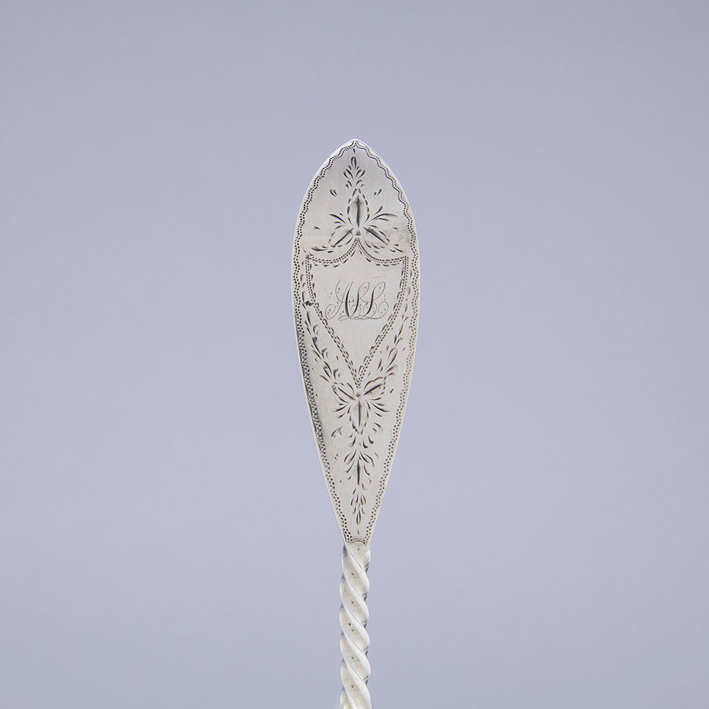 Handle to George Sharp for Bailey &amp; Co antique Sterling Silver Server, Philadelphia, PA, c. 1860s
