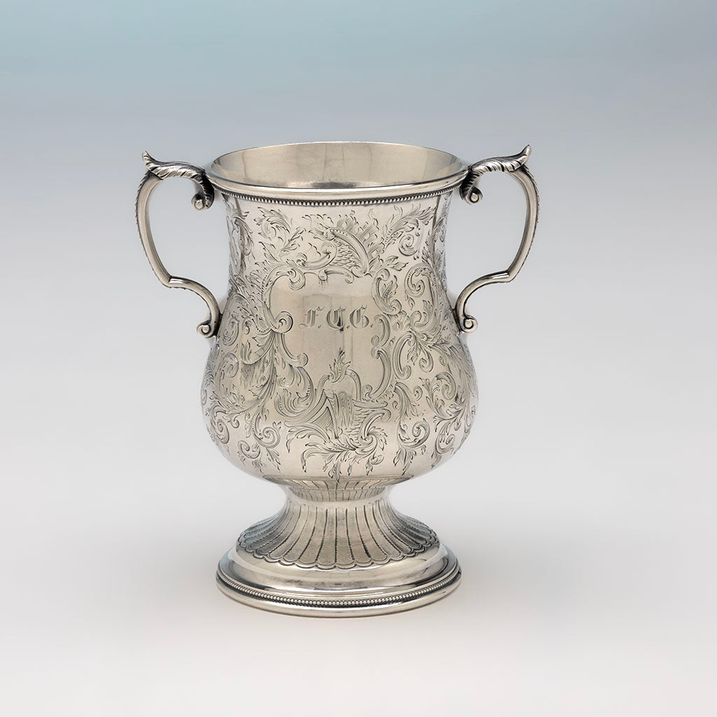 Woodward &amp; Grosjean for Jones, Ball &amp; Poor Coin Silver Cup, Boston, MA, c. 1850