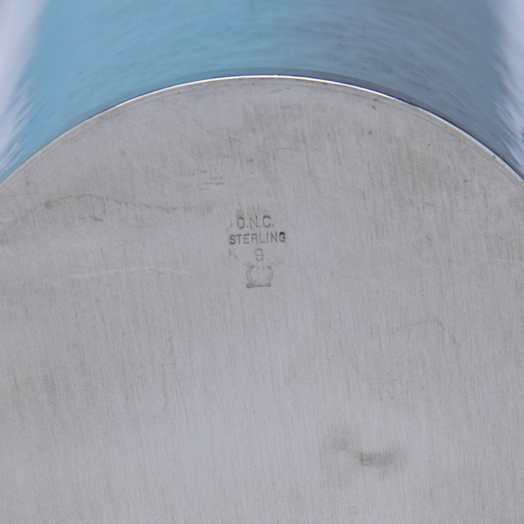 Marks on Old Newbury Crafters Modern Sterling Silver Coffee/ Tea Set, Amesbury, MA, c. 1970