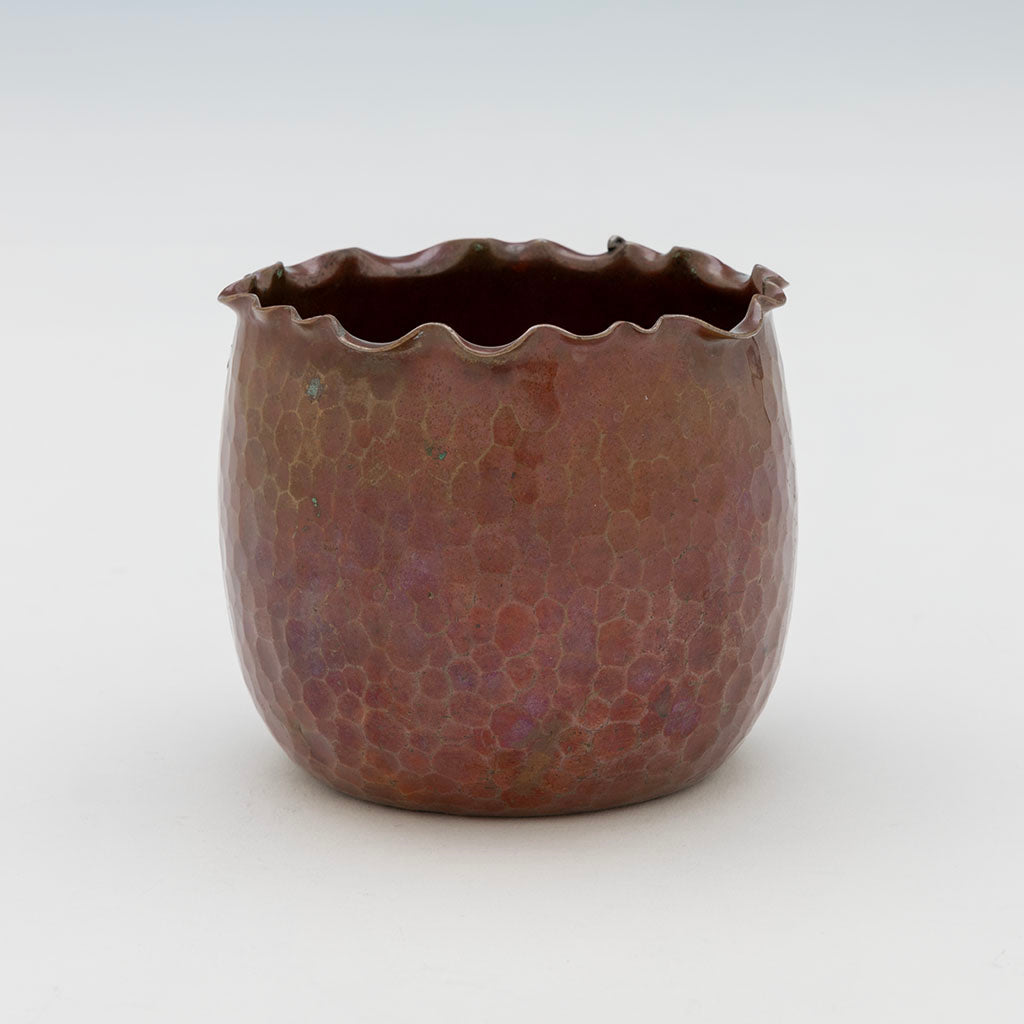 Back of Gorham Antique Copper and Silver Vase, Providence, RI, 1882