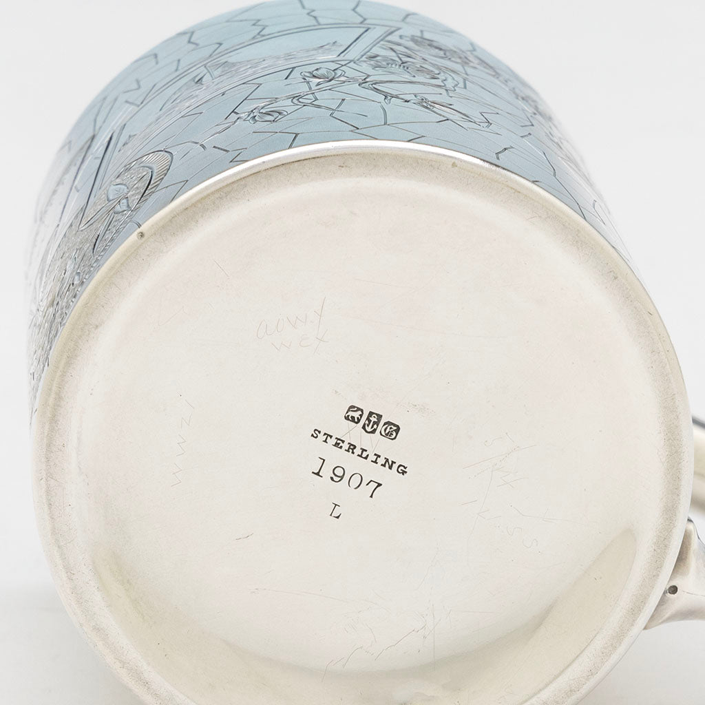 Marks on Gorham Antique Sterling Silver Child&#39;s Cup, Providence, RI, 1879