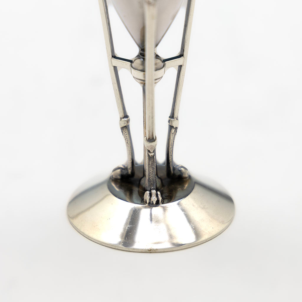 Base of Gorham Antique Sterling Silver Bud Vase, Providence, RI, 1869