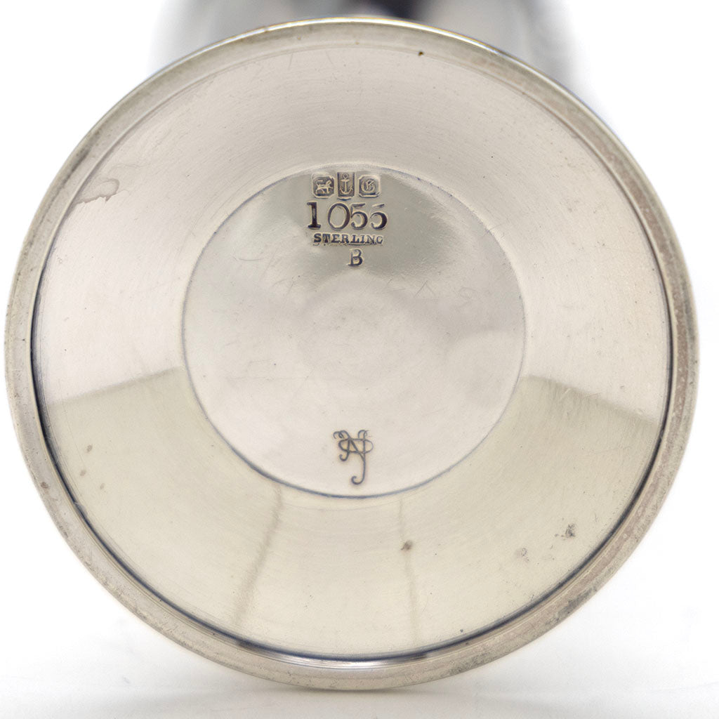 Marks on Gorham Antique Sterling Silver Bud Vase, Providence, RI, 1869