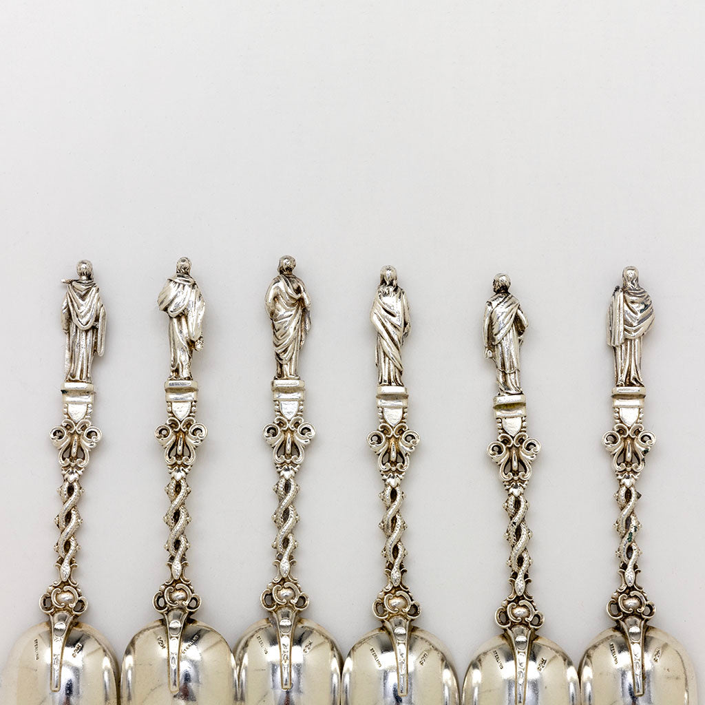 Detail of 6 apostles back groupa