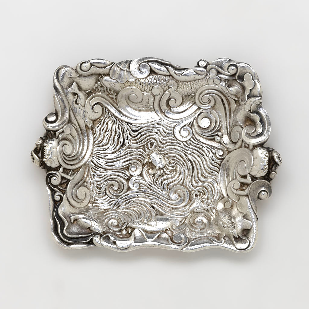 Gorham Antique Sterling Silver Nautical Butter Pat, Providence, RI, 1884