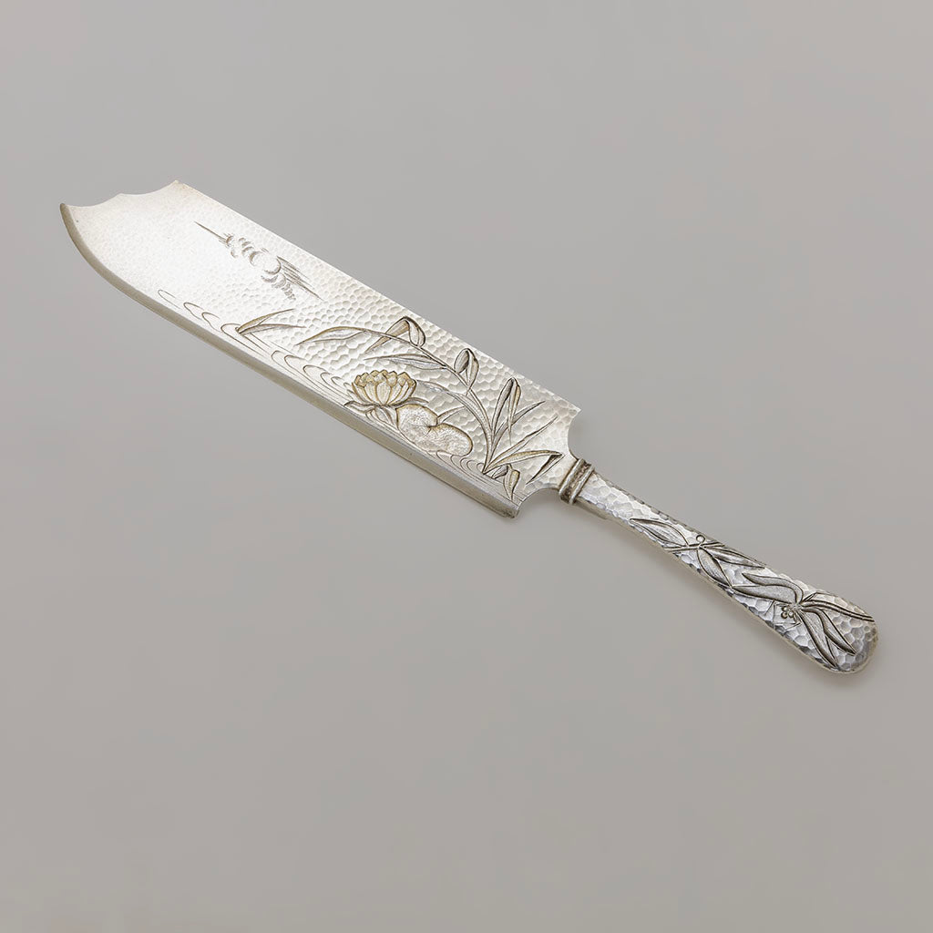 Dominick &amp; Haff Antique Sterling Silver Aesthetic Cake/ Ice Cream Slice, NYC. NY, c. 1880s