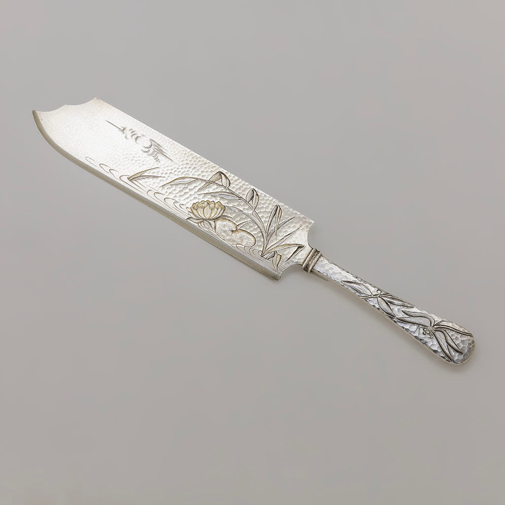 Dominick & Haff Antique Sterling Silver Aesthetic Cake/ Ice Cream Slice, NYC. NY, c. 1880s