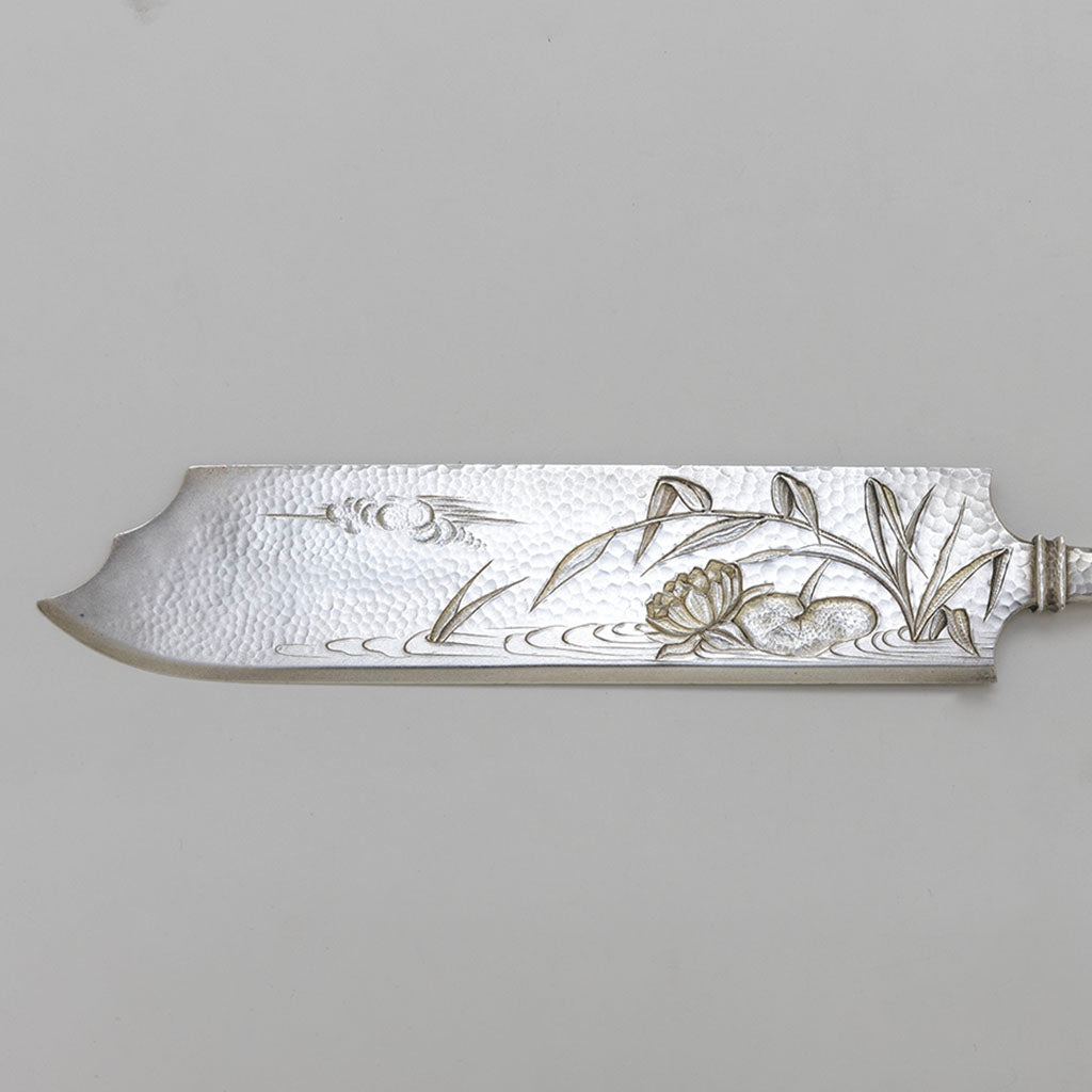 Blade to Dominick &amp; Haff Antique Sterling Silver Aesthetic Cake/ Ice Cream Slice, NYC. NY, c. 1880s